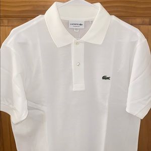 White Lacoste Polo Shirt